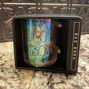 NWT RAE DUNN cup of rainbows mug